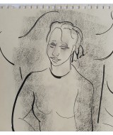Brian Midlane - Portrait of A Seated Woman