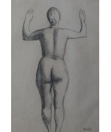 George Dixon Aked - Standing Nude