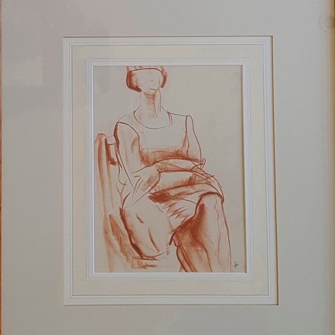 Jean Shepeard - Portrait of a Seated Woman