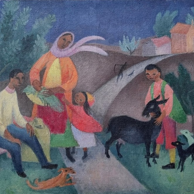 Jean Young - Continental Landscape with Figures