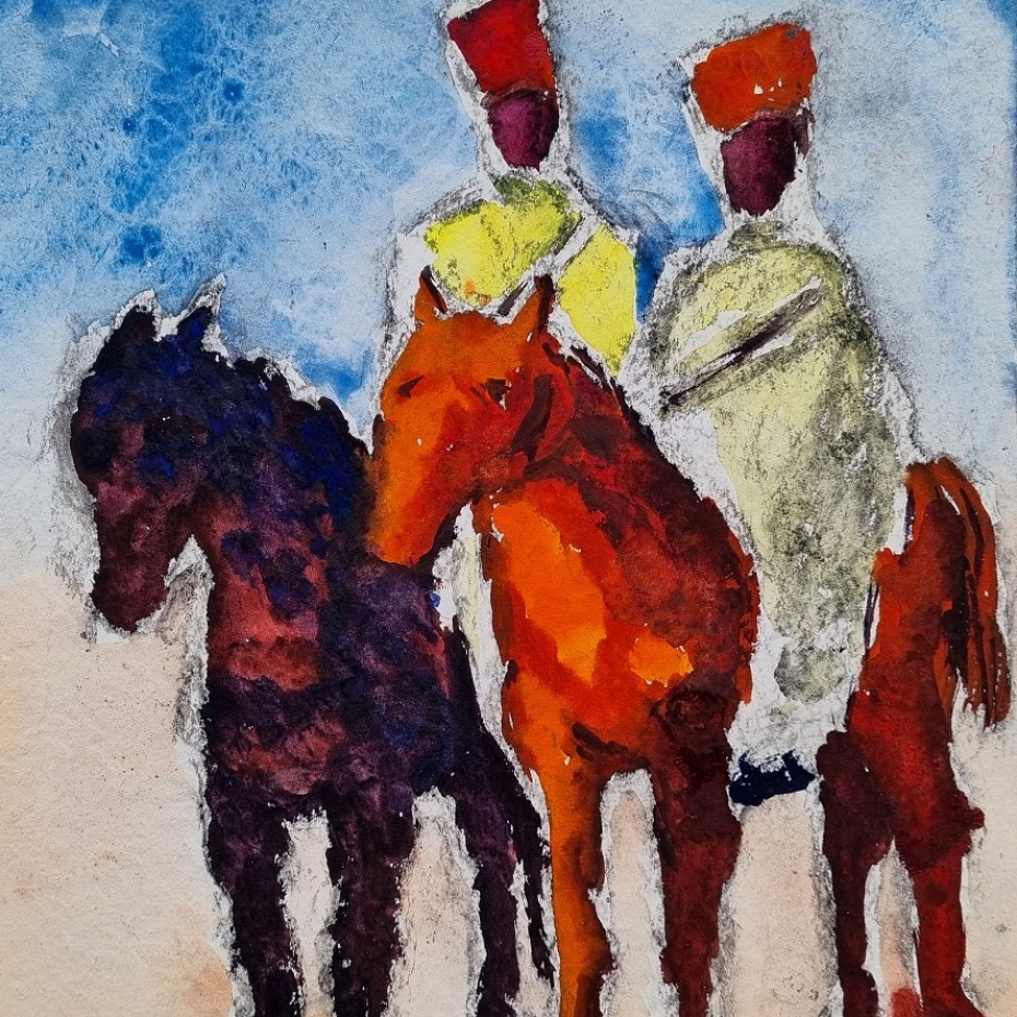 Mieczyslaw Lurczynski - Berber Horsemen